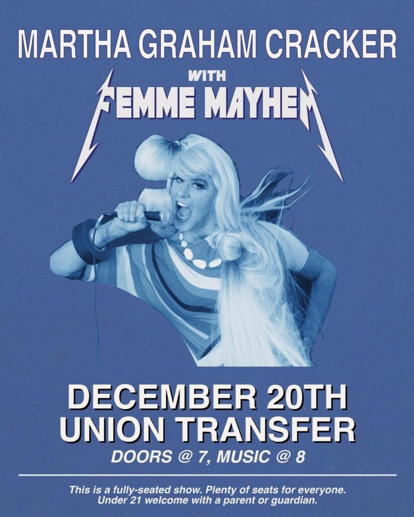 Martha Graham Cracker at Union Transfer Dec 20, 2025